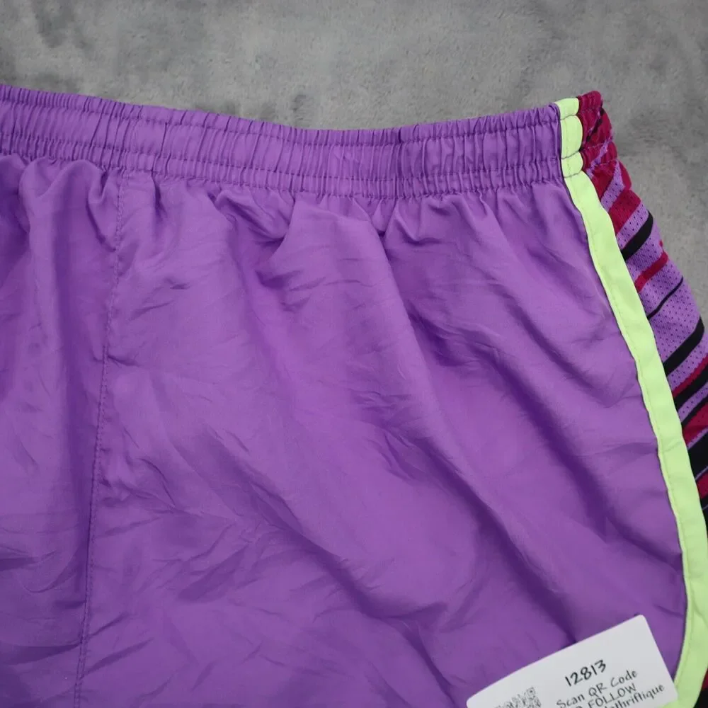 Nike Shorts Womens M Purple Dri Fit Dolphin Style Active Work Out Fitness Bottom